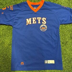 Majestic New York Mets Jersey Tee‎ (L Youth)